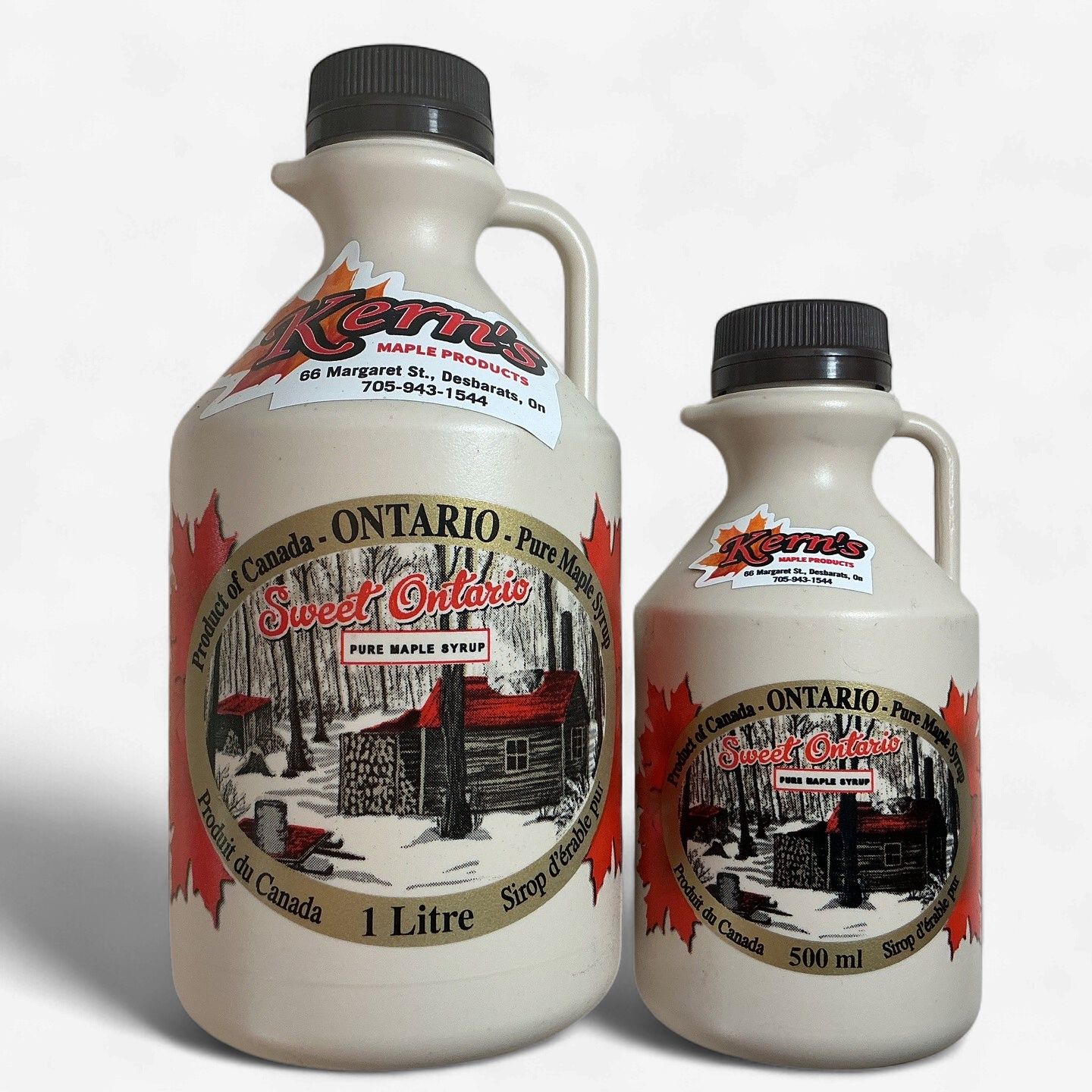 Kerns Maple Products Maple Syrup Jug