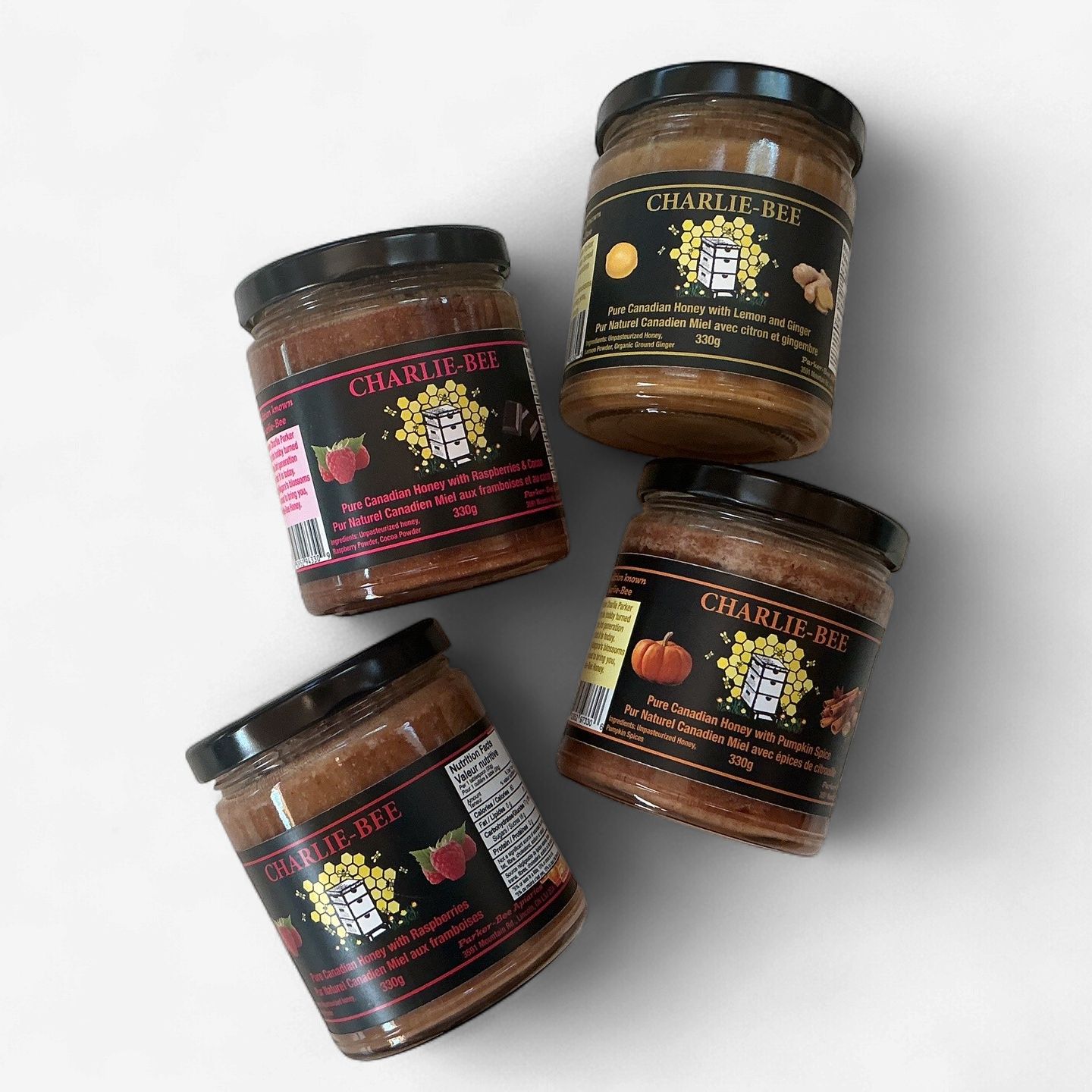 CHARLIE-BEE Canadian Flavoured Honey 330g