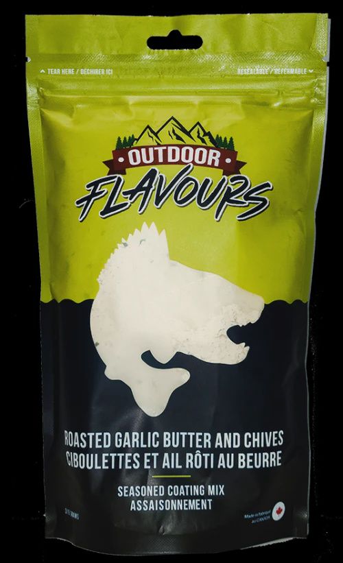 Outdoor Flavours Seasoned Coating Mix - Roasted Garlic Butter &amp; Chives