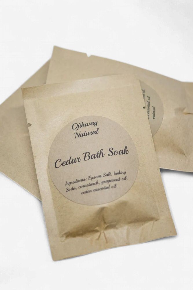 Ojibway Natural Bath Soak, Scent: Cedar