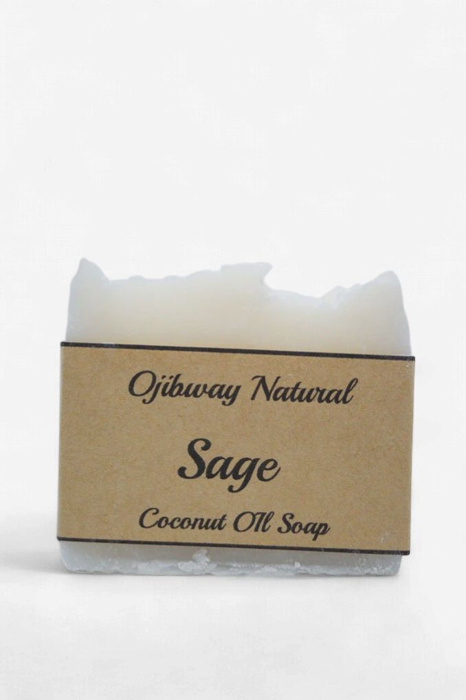 Ojibway Natural- Coconut Oil Soap Bar, Scent: Sage