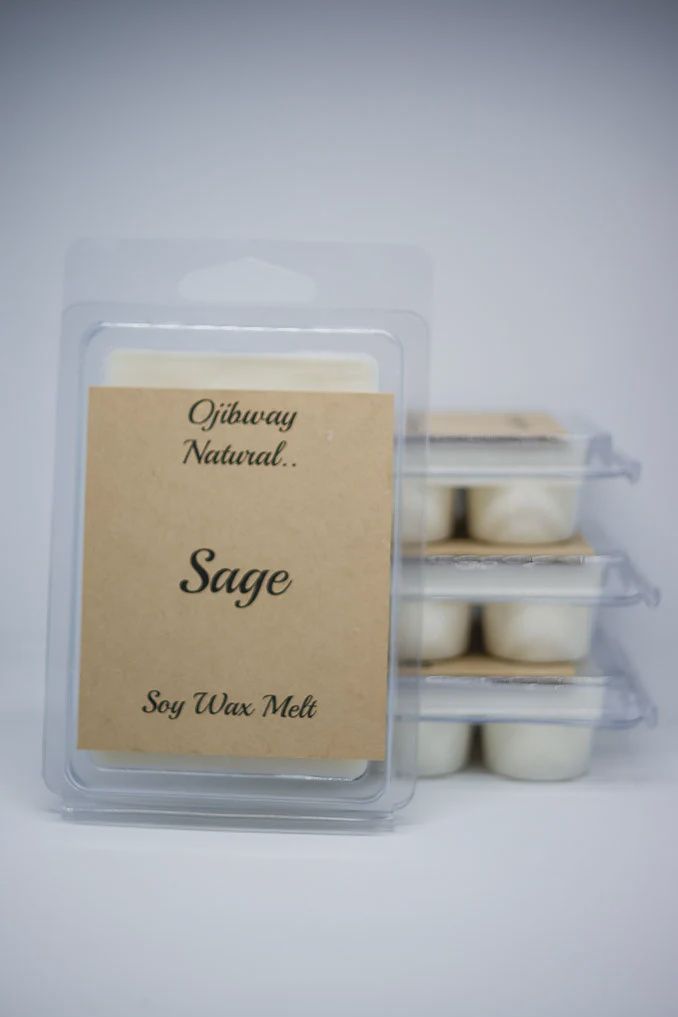 Ojibway Natural Wax Melts, Scent: Sage