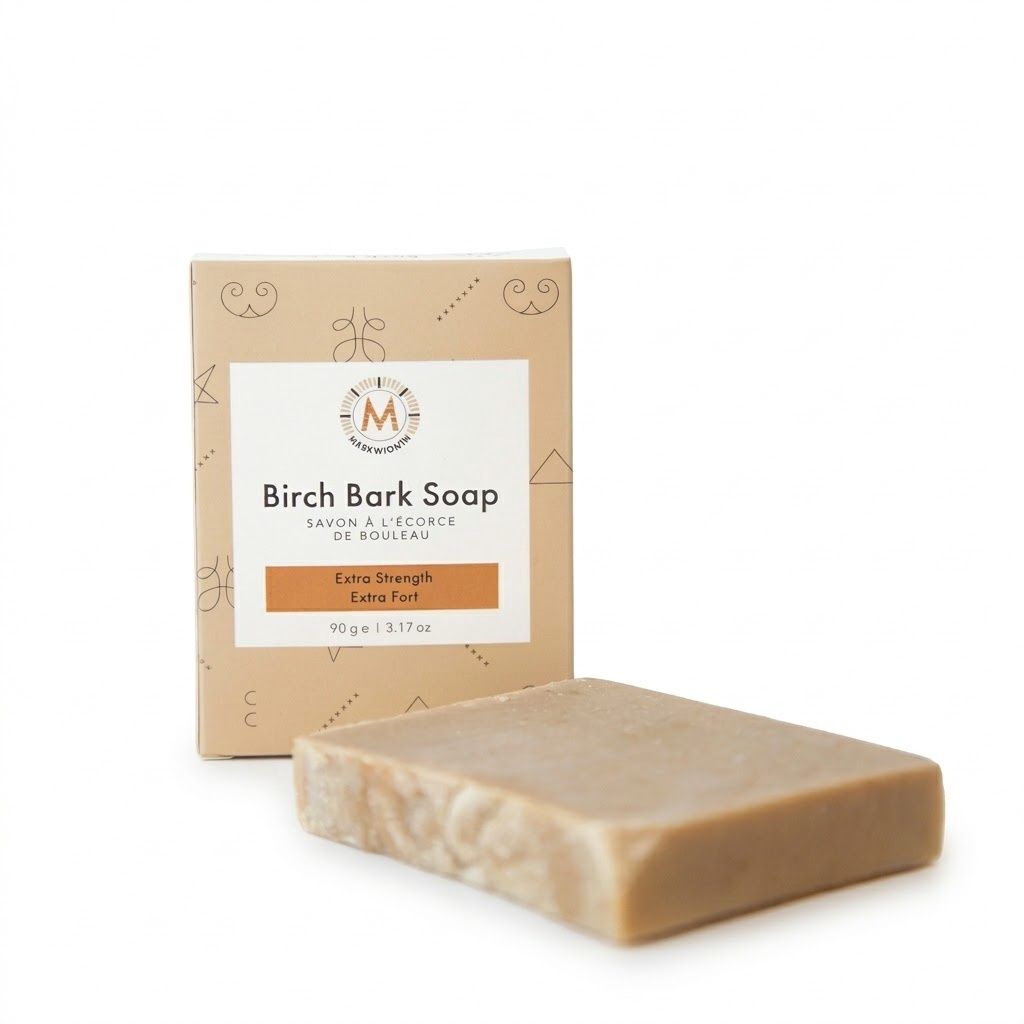 Maskwiomin Birch Bark Soap- Extra Strength