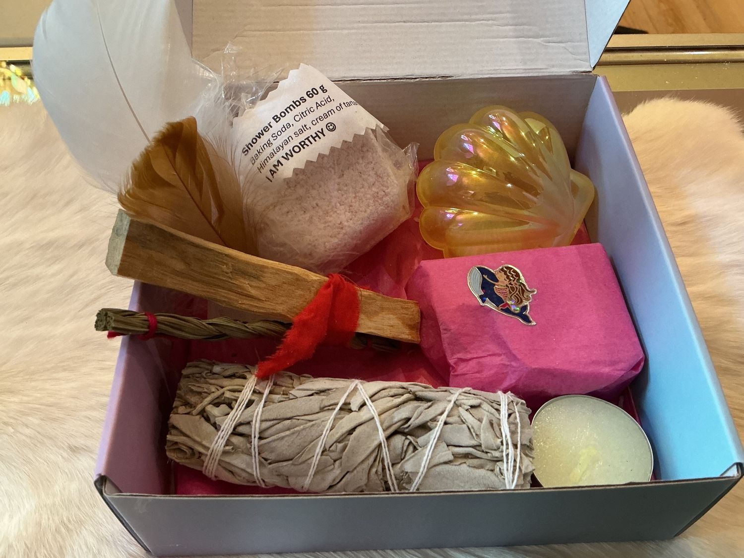 JD I Am Worthy Smudge Box