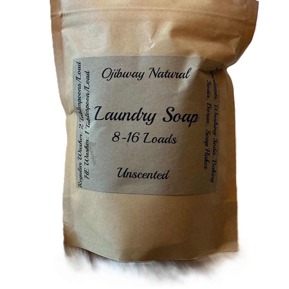 Ojibway Natural Laundry Soap, Size: 8-16 Loads