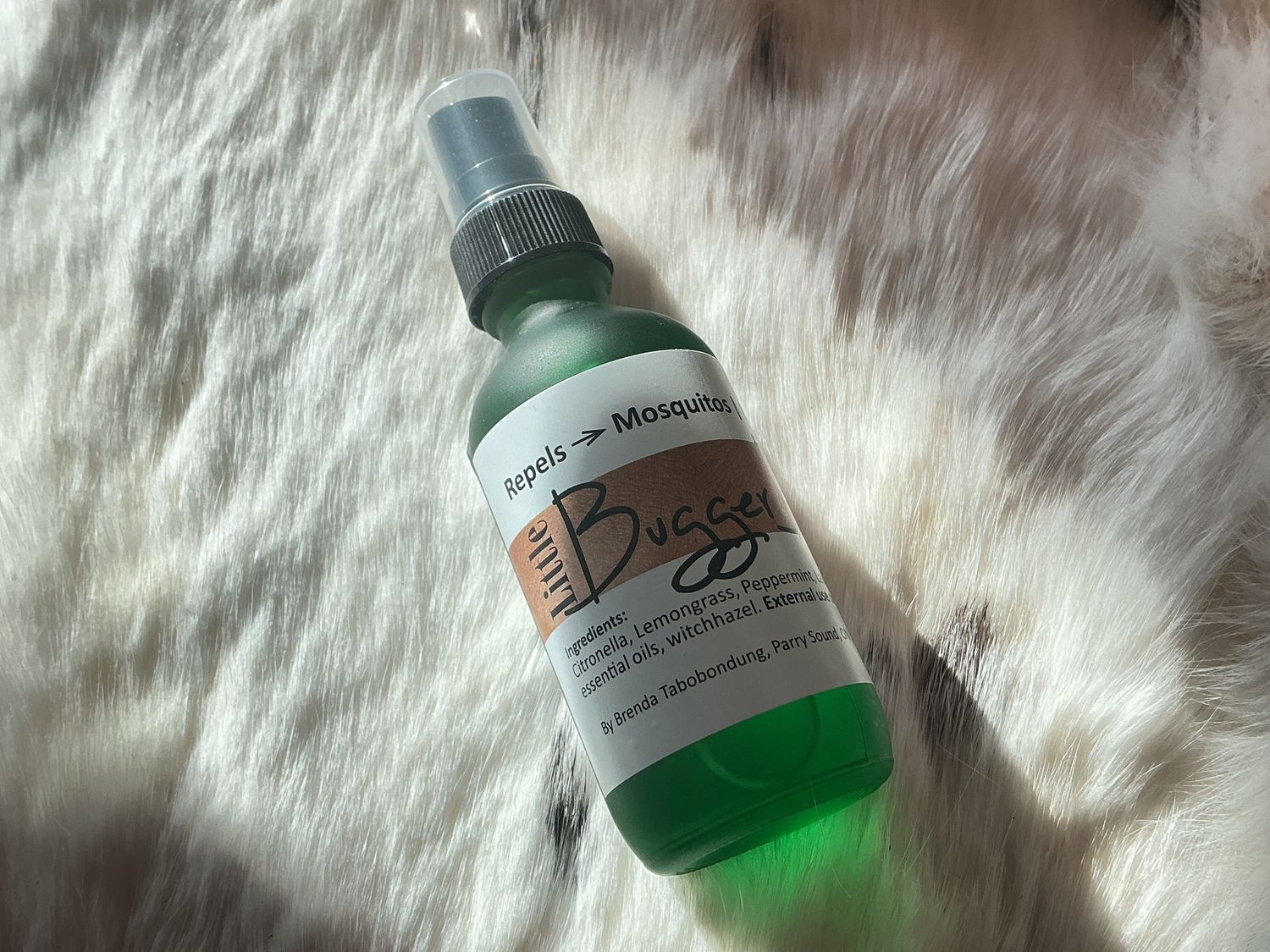 Brenda Tabobondung Little Bugger Bomb Spray