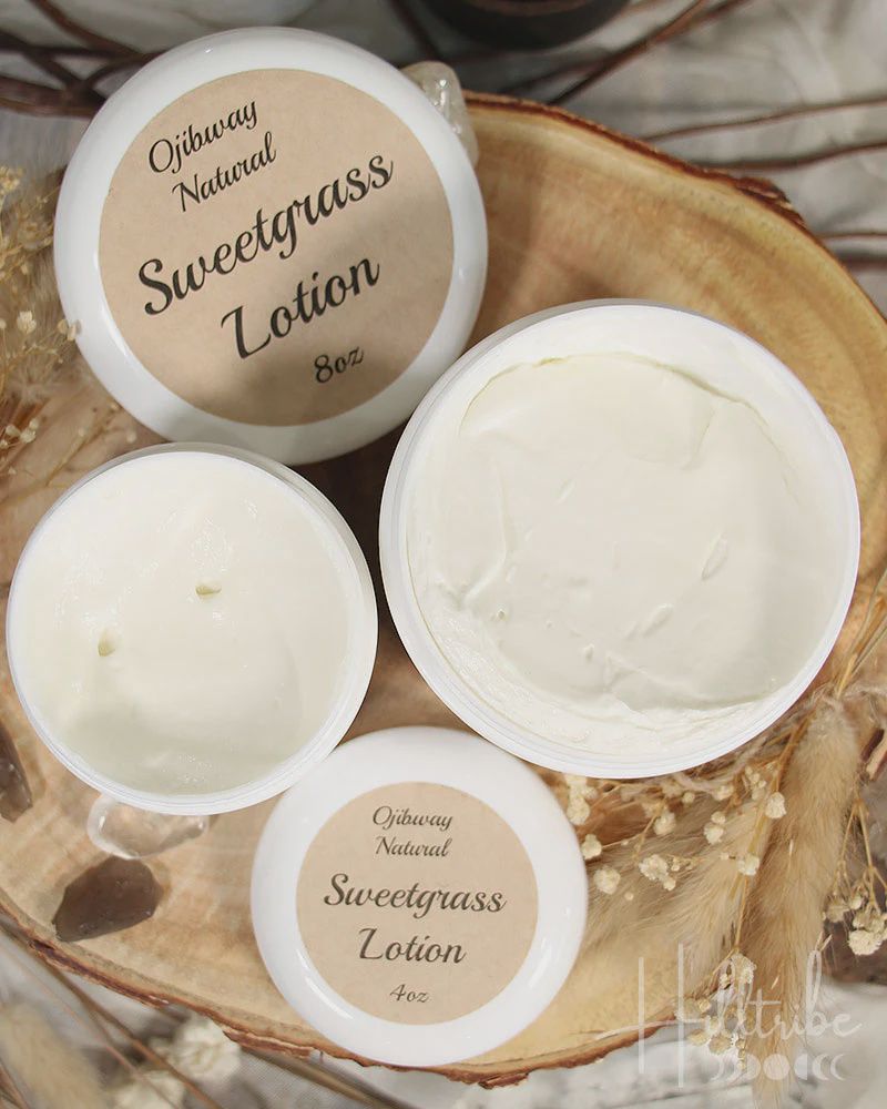 Ojibway Natural Lotion, Scent: Sweetgrass, Size: 4oz