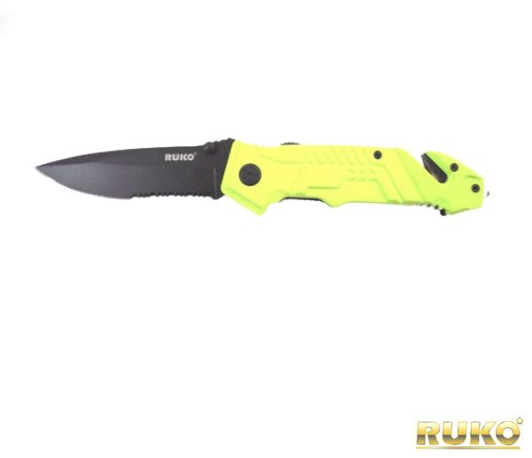 Ruko Shark Assisted Opening Knife - Lime Green