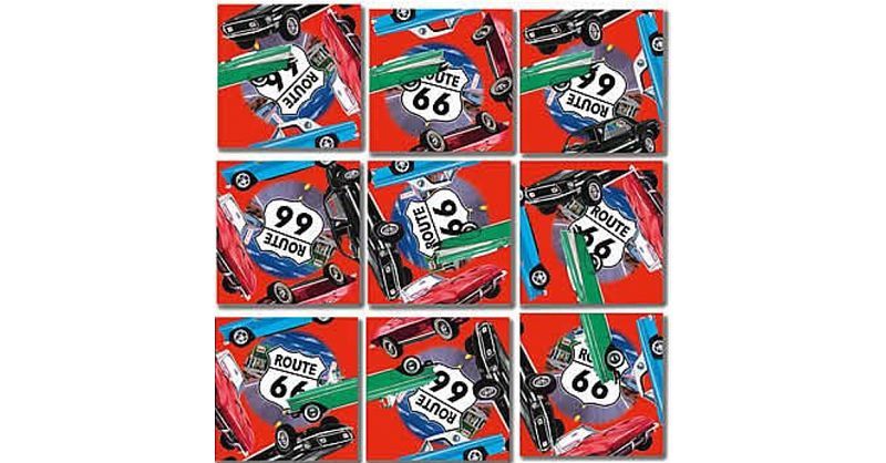 Scramble Squares Puzzle, Style: Classic Cars