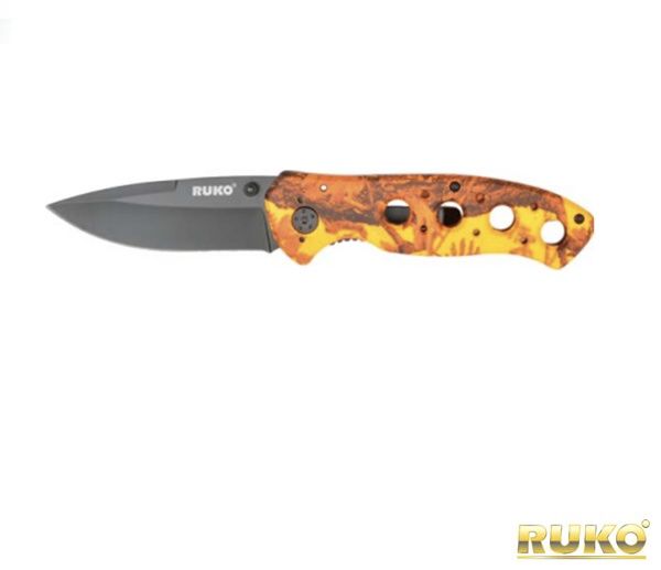Ruko Orange Camo Knife #RUK0075BZTND