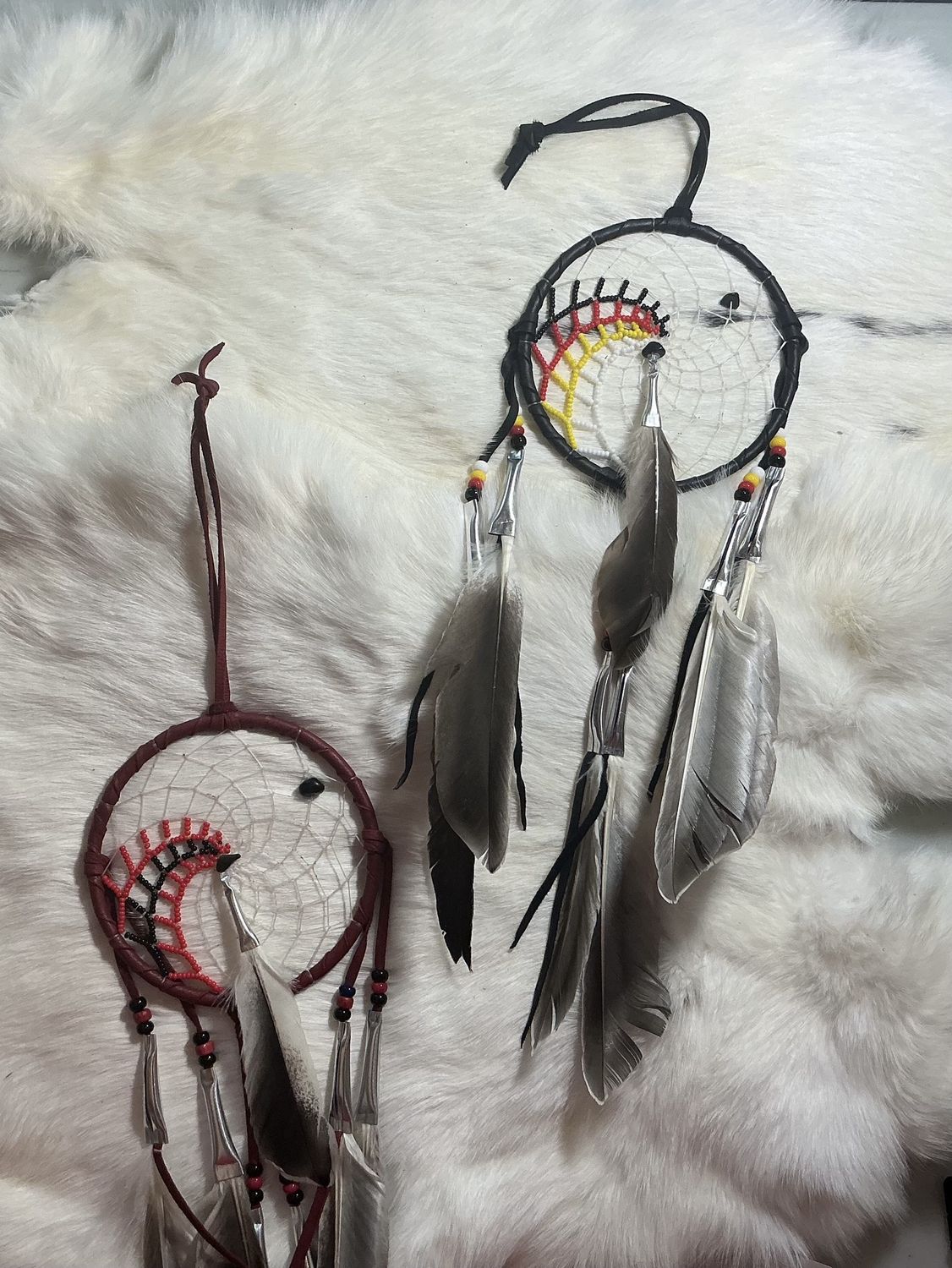 Dreamcatcher 4” Beaded by Anita Pelletier