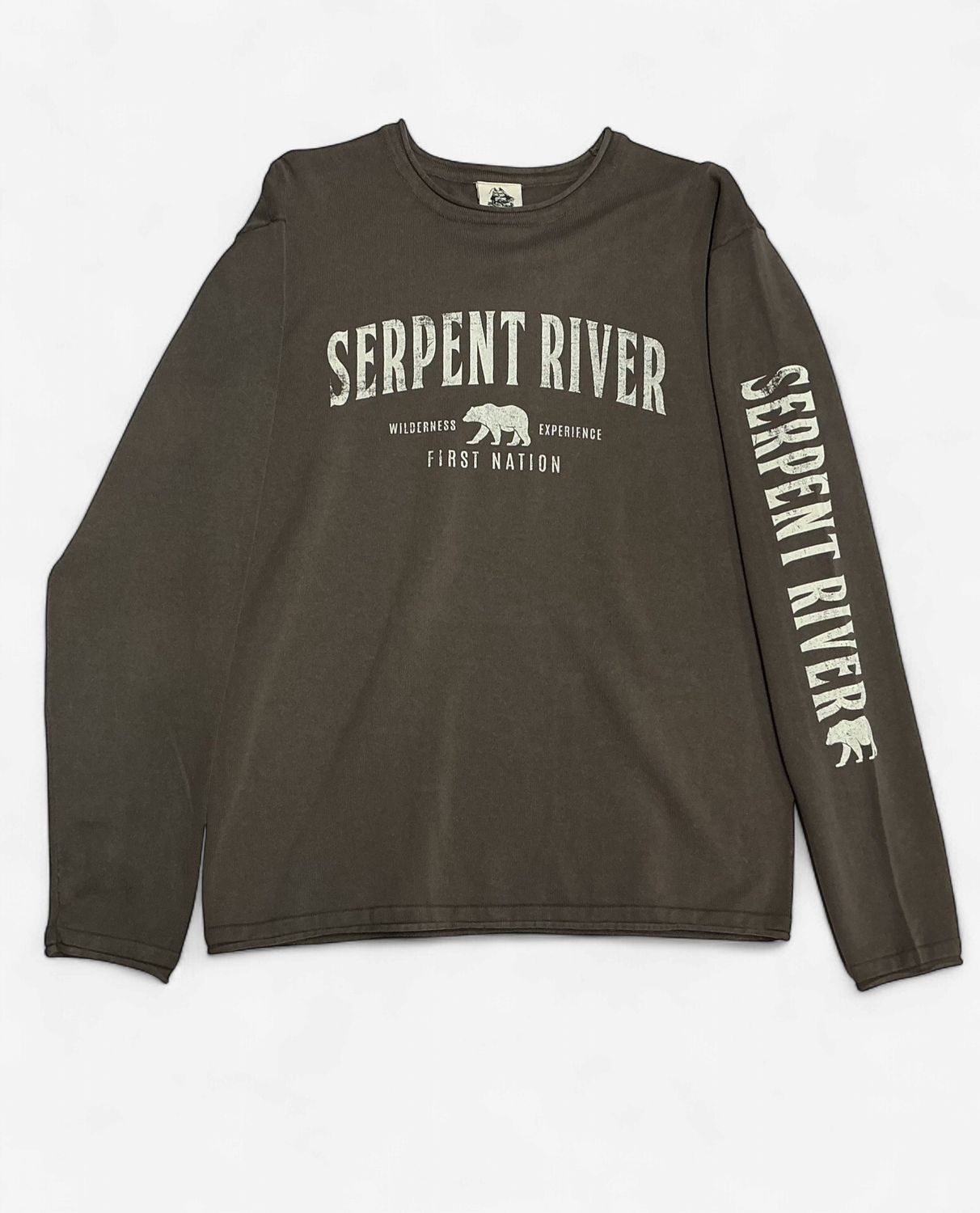 Serpent River First Nation Dyed Rollneck Pullover, Color: Brown, Size: Medium