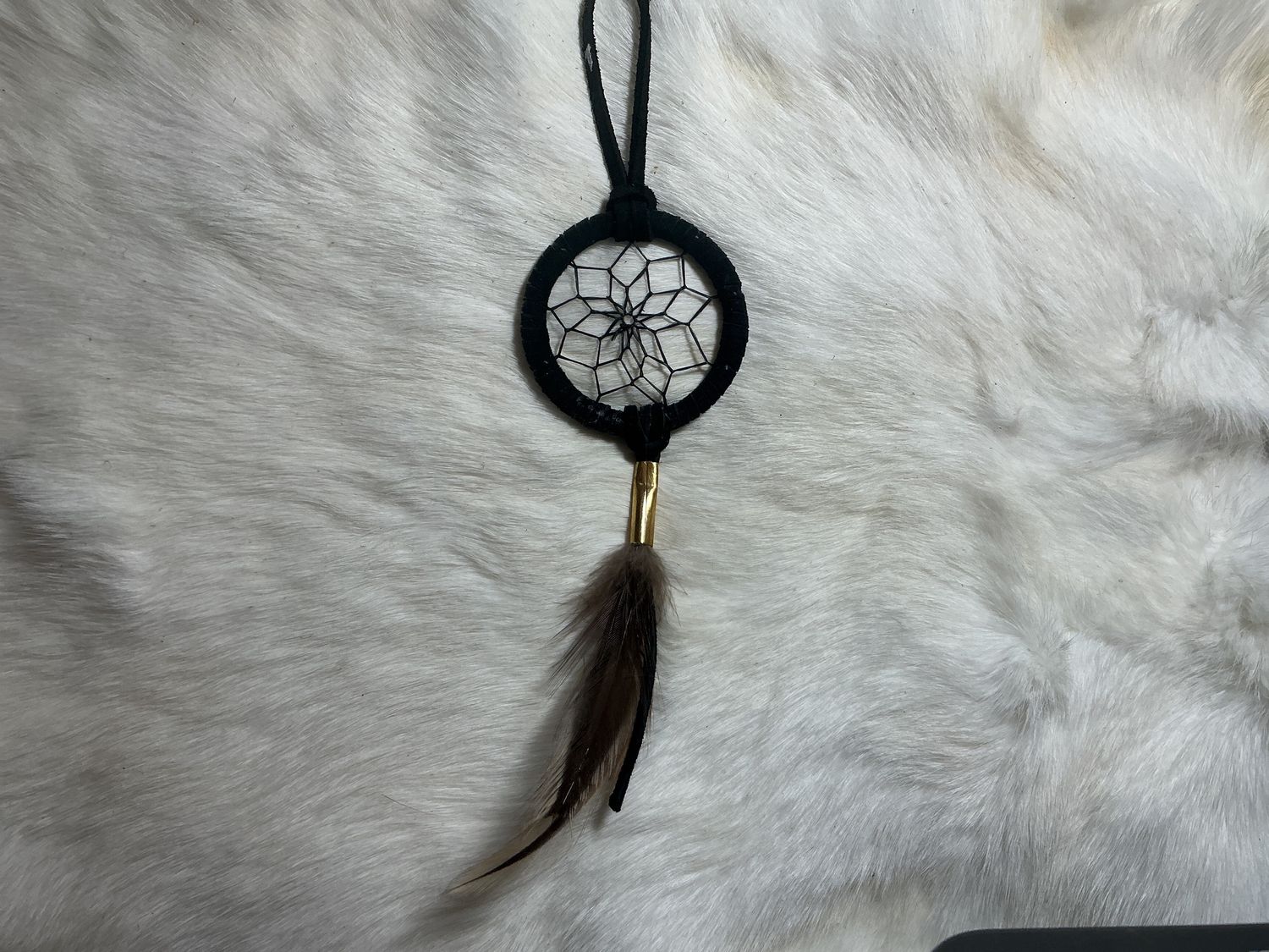 Dreamcatcher 2” Plain Web by Patricia Commanda, Style: Black #1