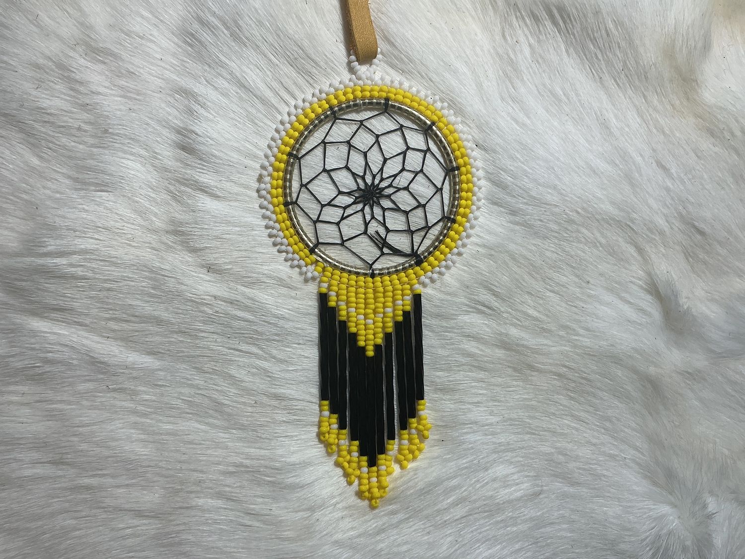 Dreamcatcher 2” Beaded by Patricia Commanda, Colorway: #1