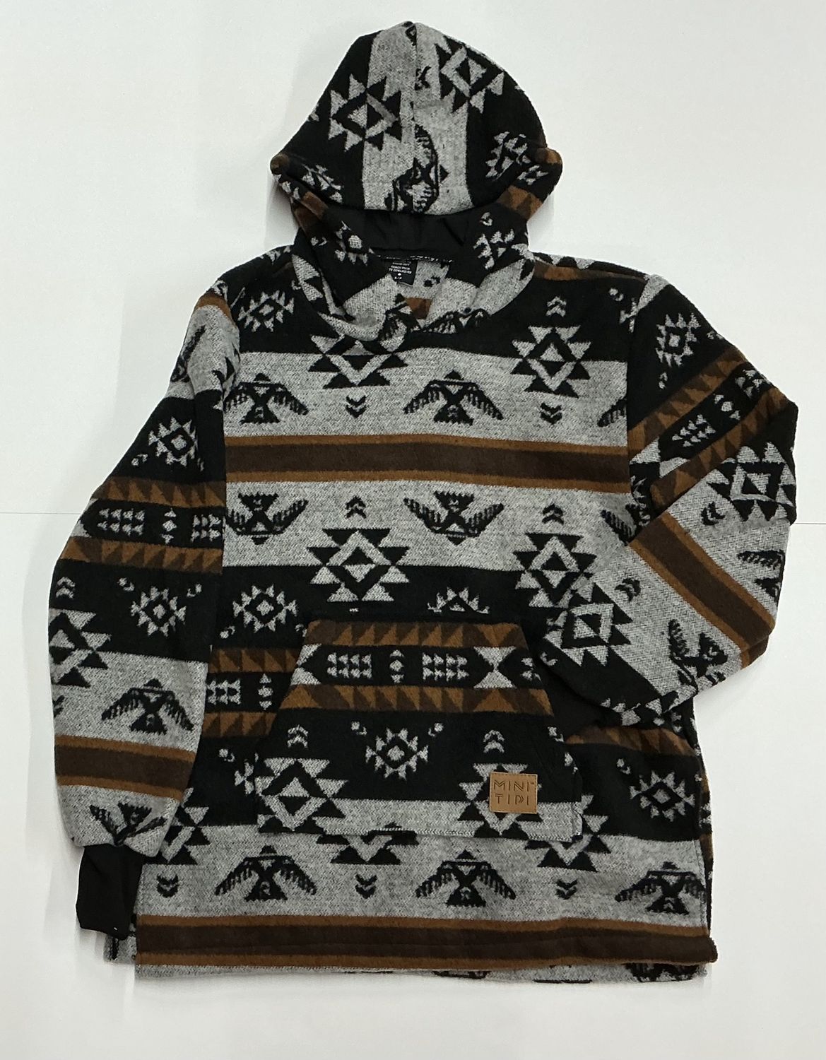 Thunderbird Poncho Hoodie, Size: Small