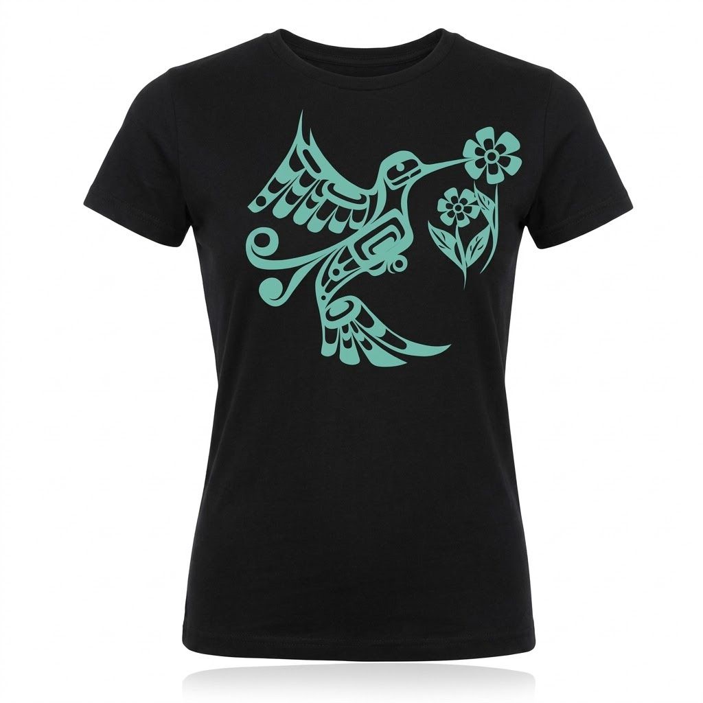 Native Northwest Tee Hummingbird Francis Dick