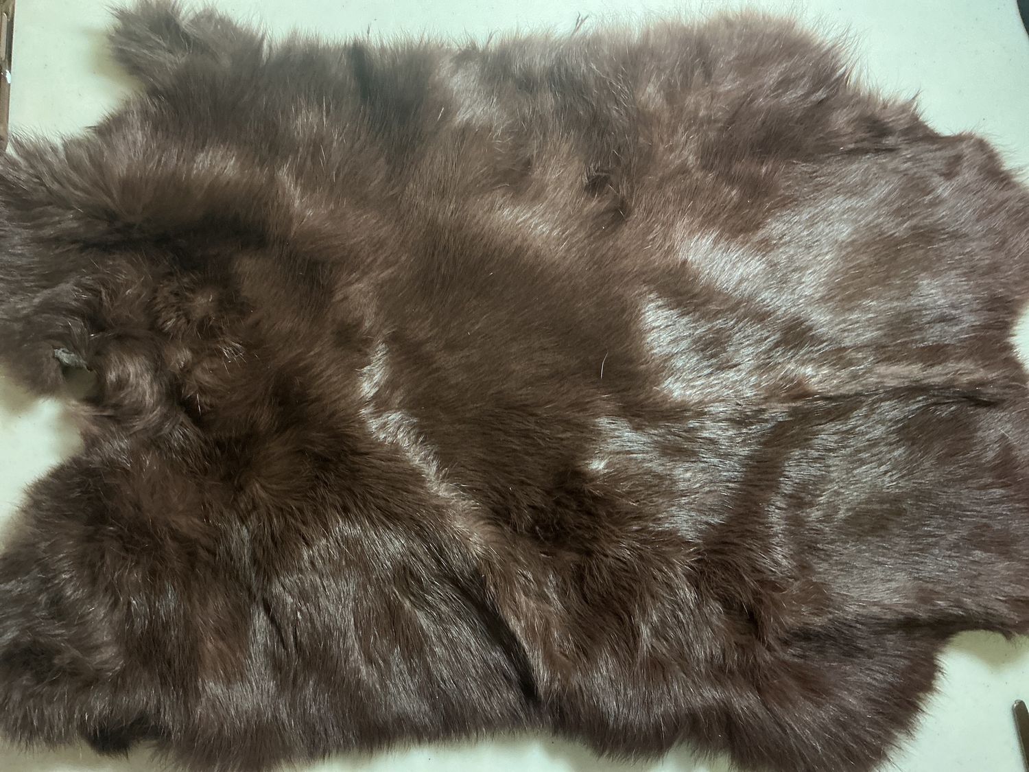 Rabbit Skins Assorted Browns, Colorway: Dark Brown