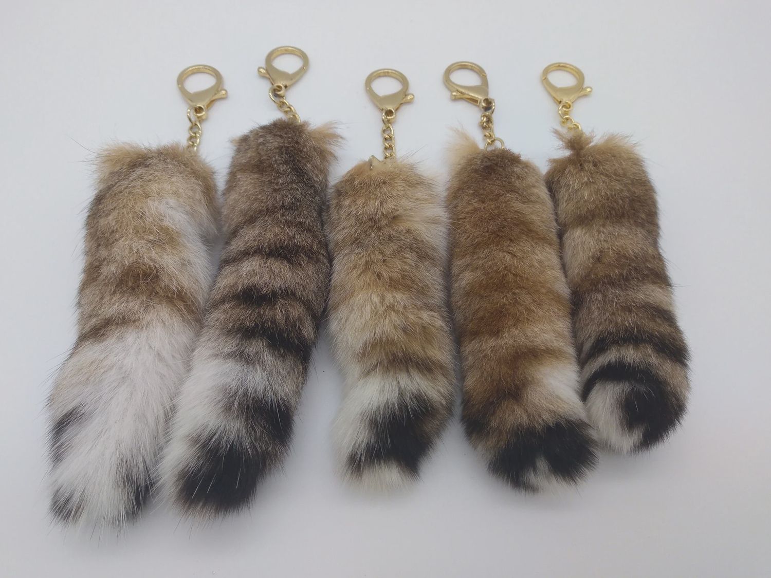Bobcat Tail Keychains