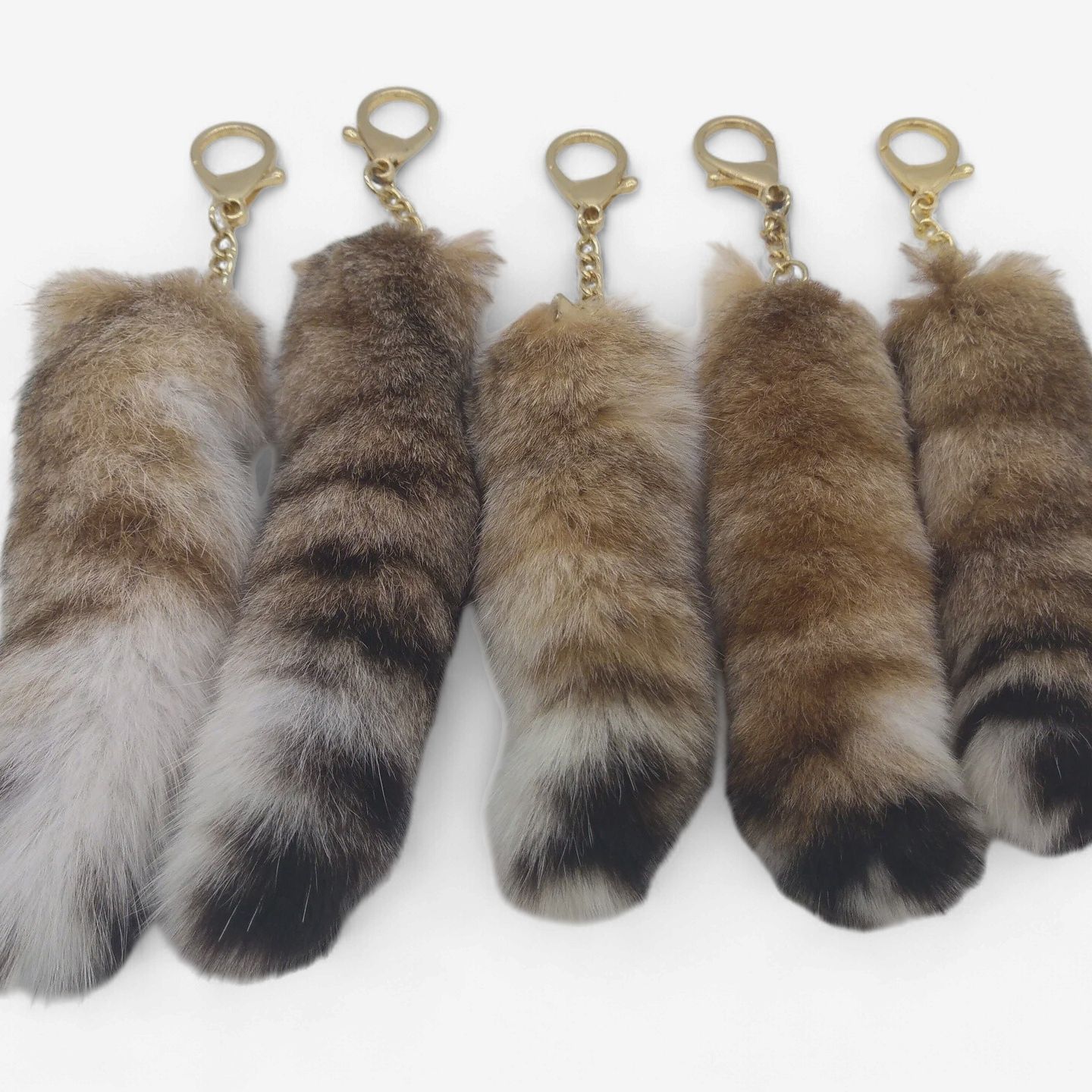 Bobcat Tail Keychains