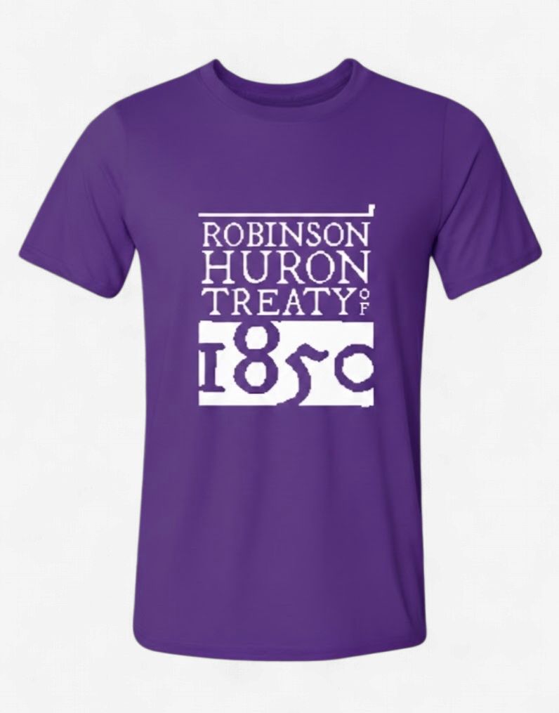 Robinson Huron T-Shirt, Color: Purple, Size: Small