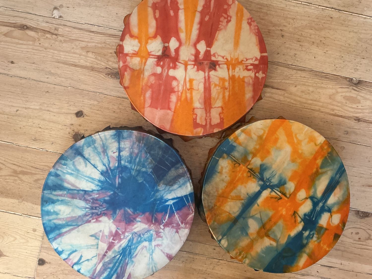 Hand Drum Assorted Tie Dye