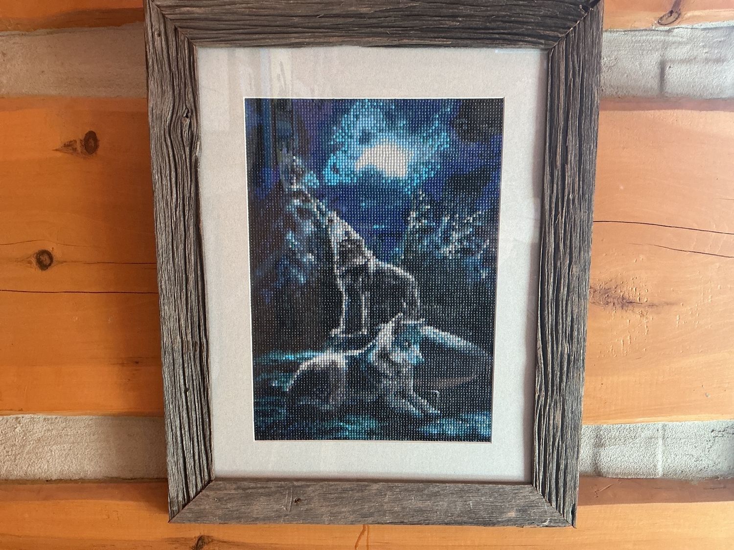 Diamond Art Howking Wolf O/C