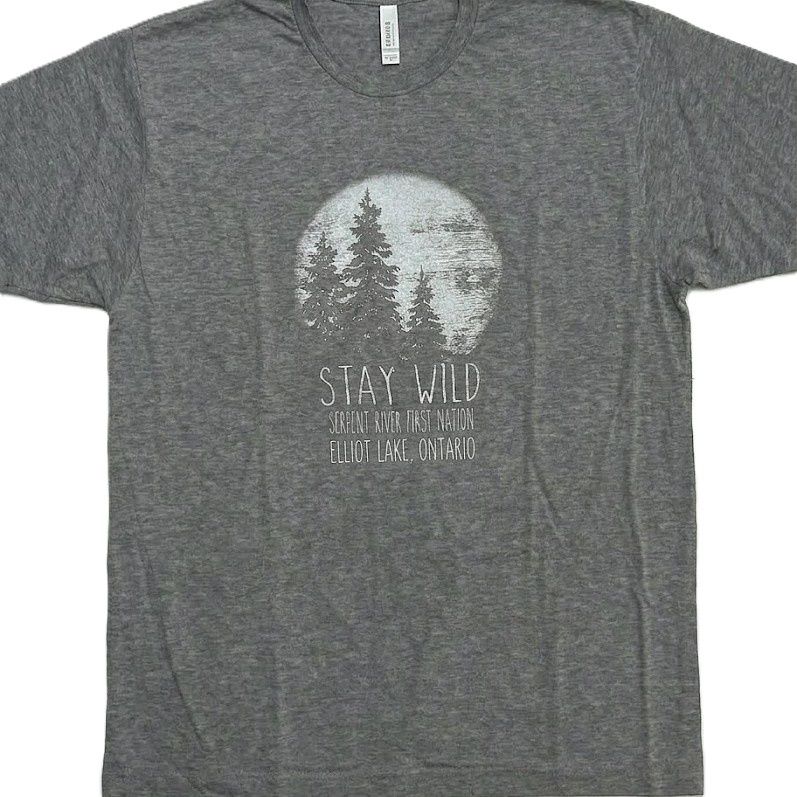 SRFN Unisex Stay Wild Tree Graphic Tee