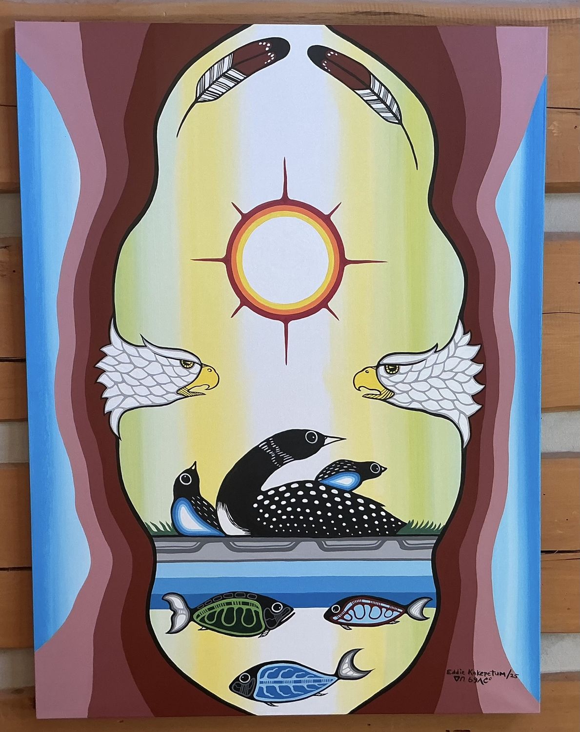 In Harmony by Eddie Kapepetum Large Canvas