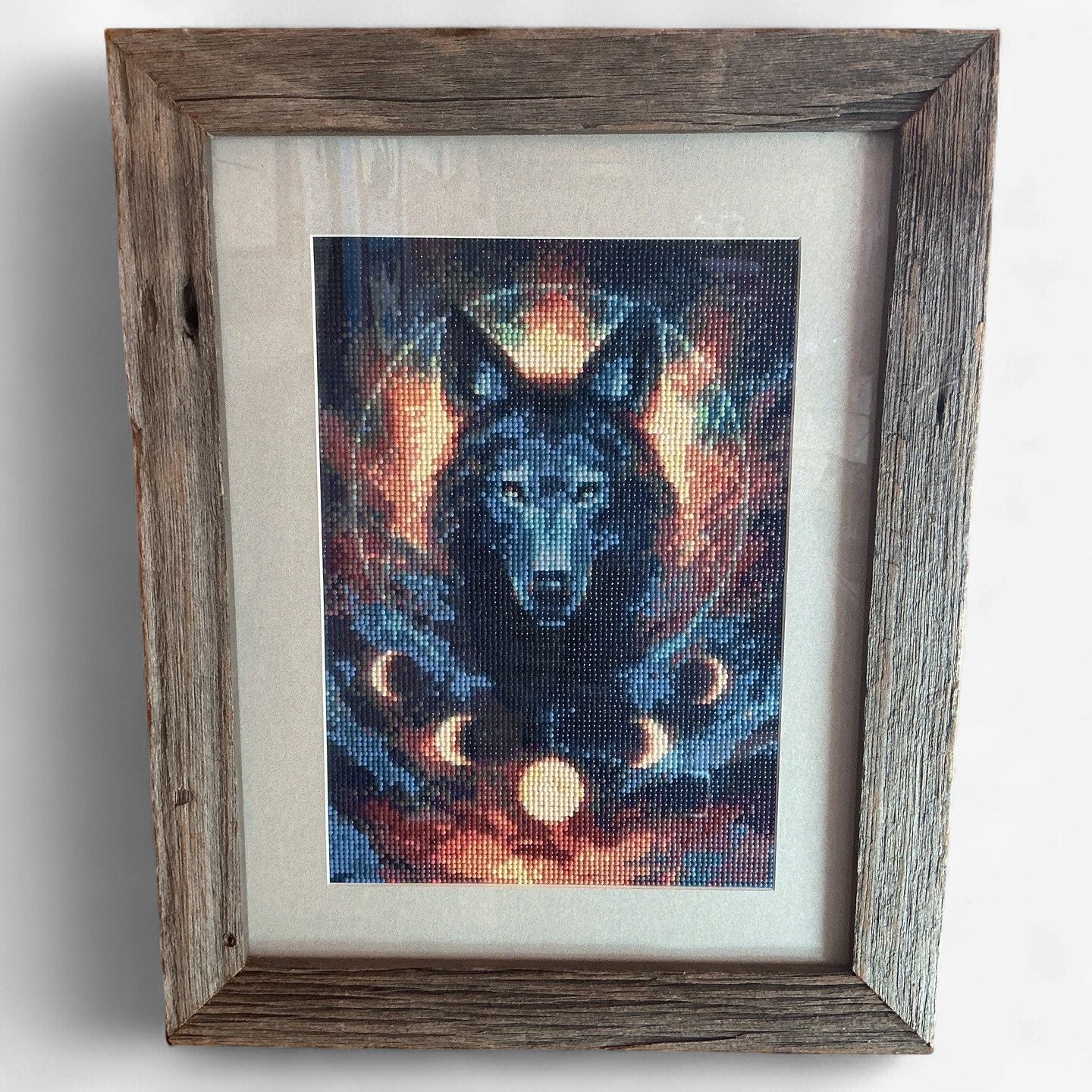 Diamond Art Moon Wolf O/C