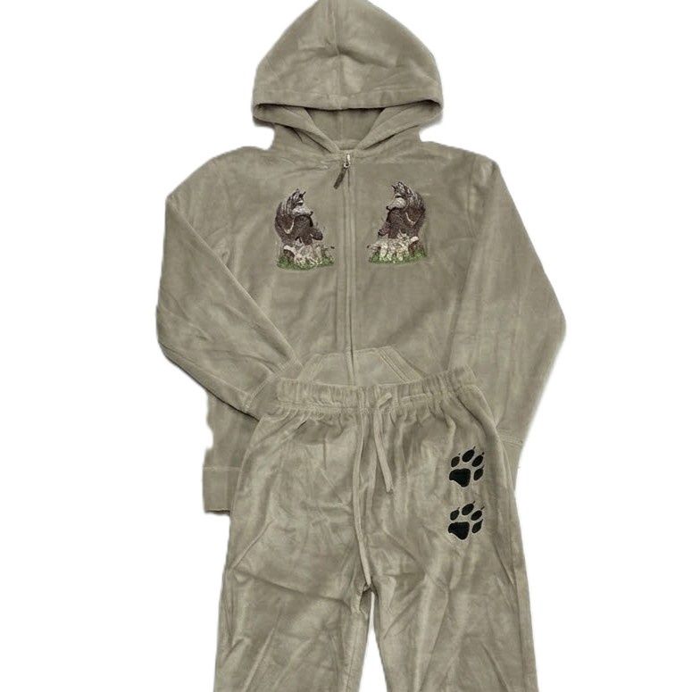 Spring Wolf Jogger Set Youth, Size: 3Y