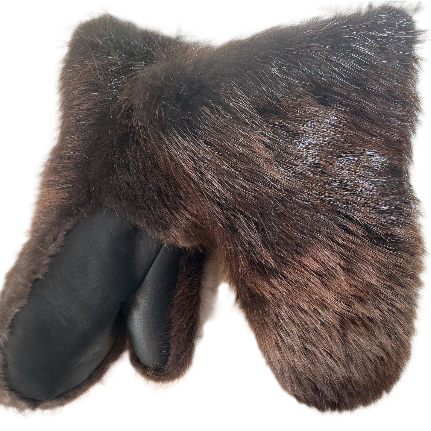 Fur-Ever Fur Beaver Mitts, Youth/Adult/Women/Men: Men’s