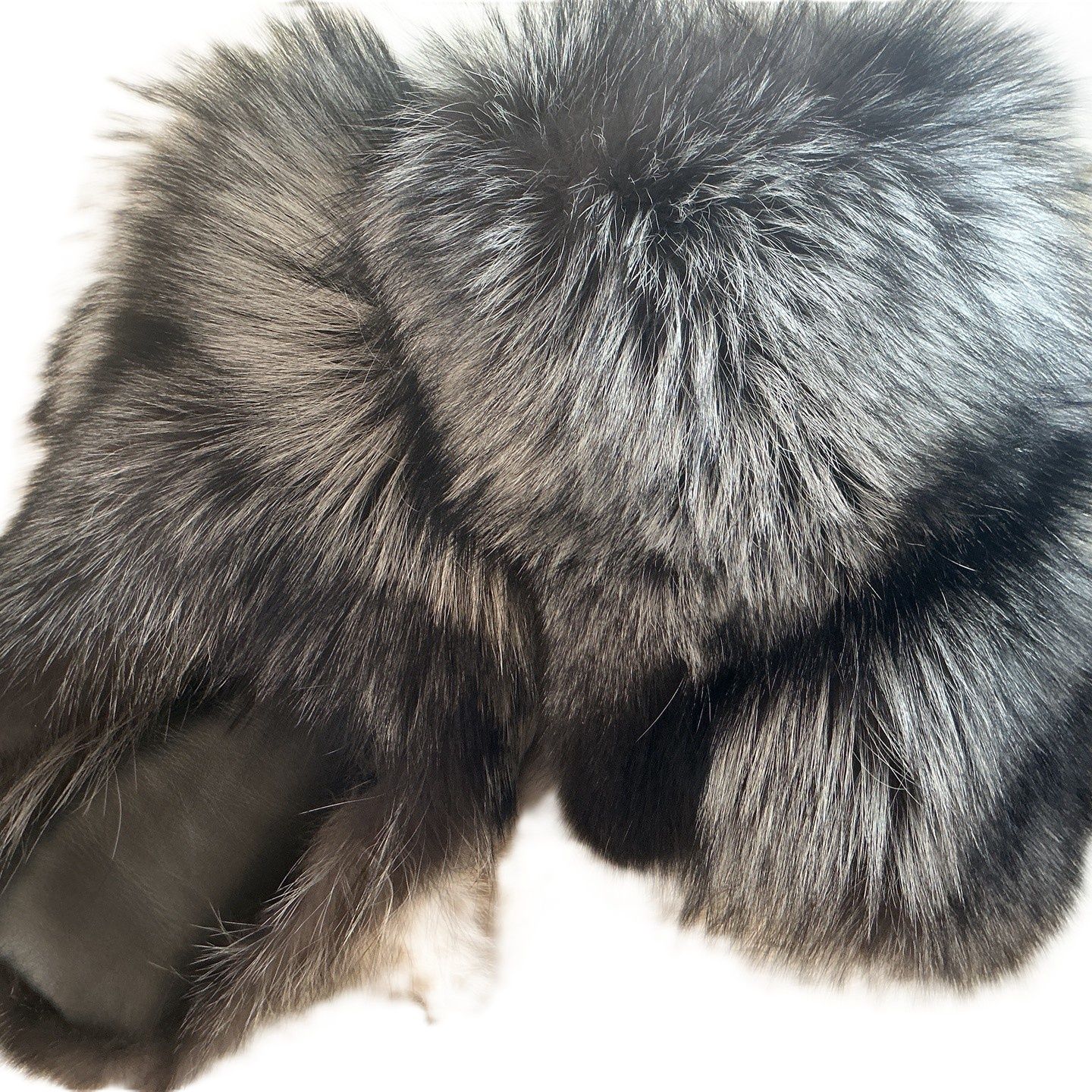 Fur-Ever Fur Ladies Silver Fox Mitts