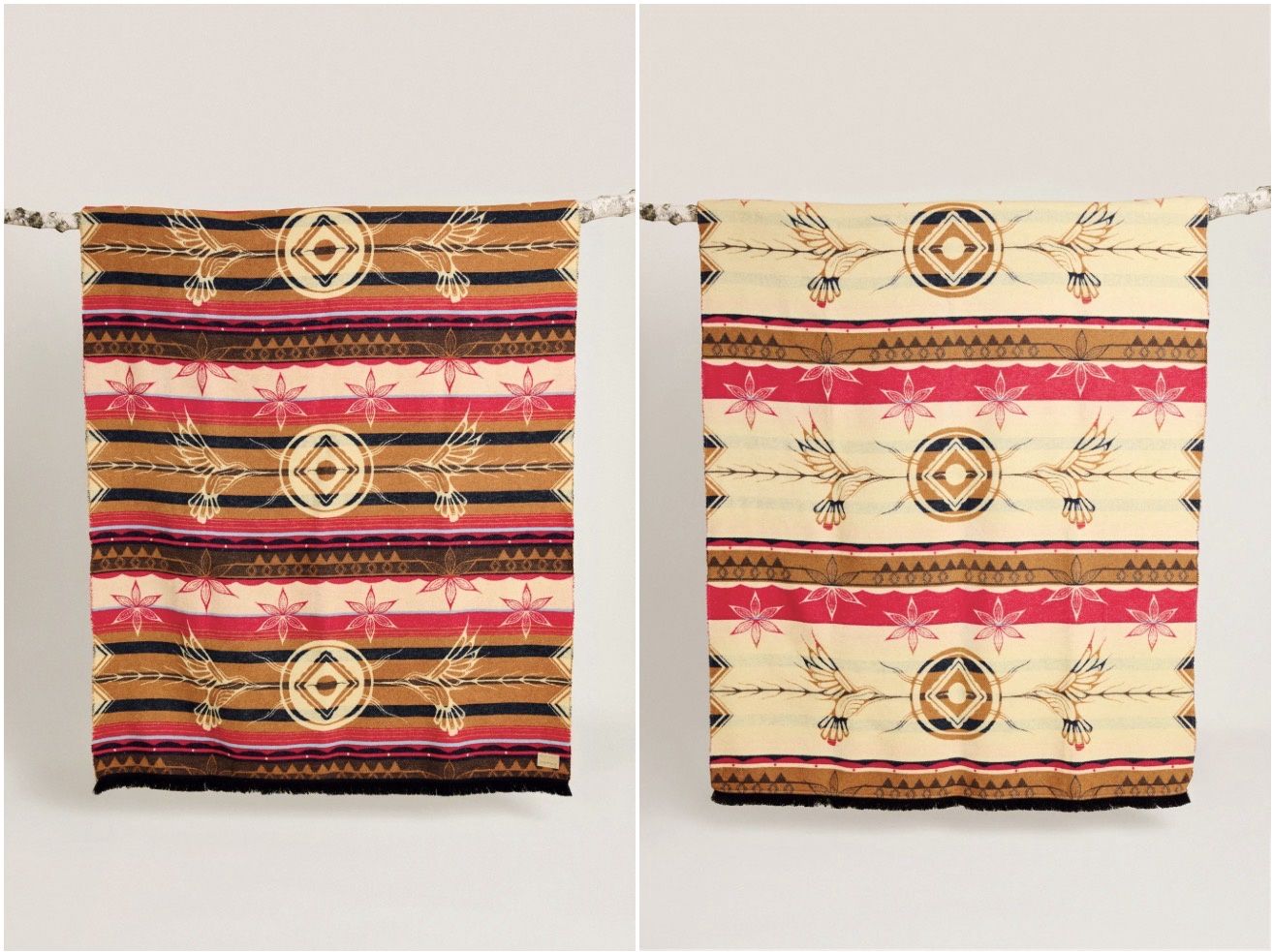 Mini Tipi Connections Reversible Blanket