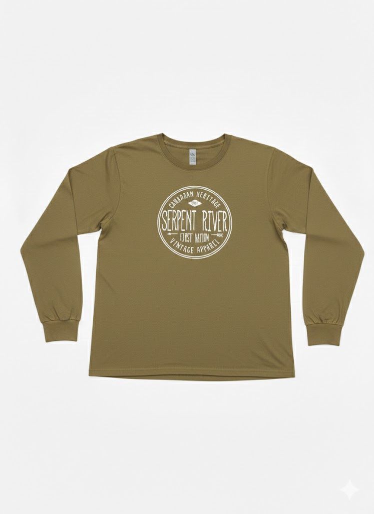 Canadian Heritage Circle 1867 Long Sleeve, Color: Olive, Size: Large