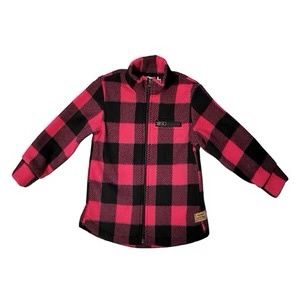 Child’s Camp Jacket, Color: Red Plaid, Size: Small