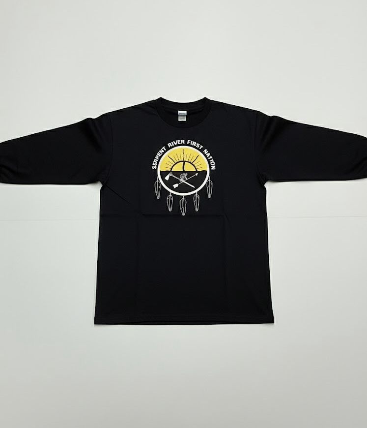 Serpent River First Nation Youth Long Sleeve, Color: Black, Size: Small