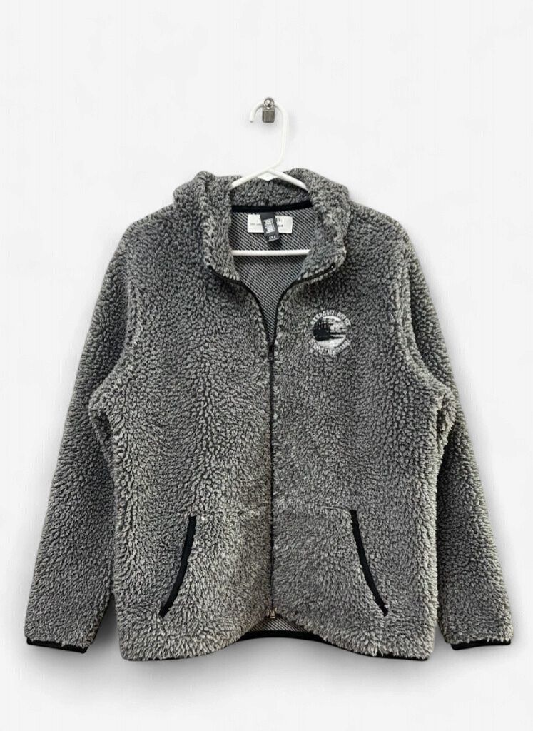 Women’s Jacket Grey Sherpa, Sizes: Large