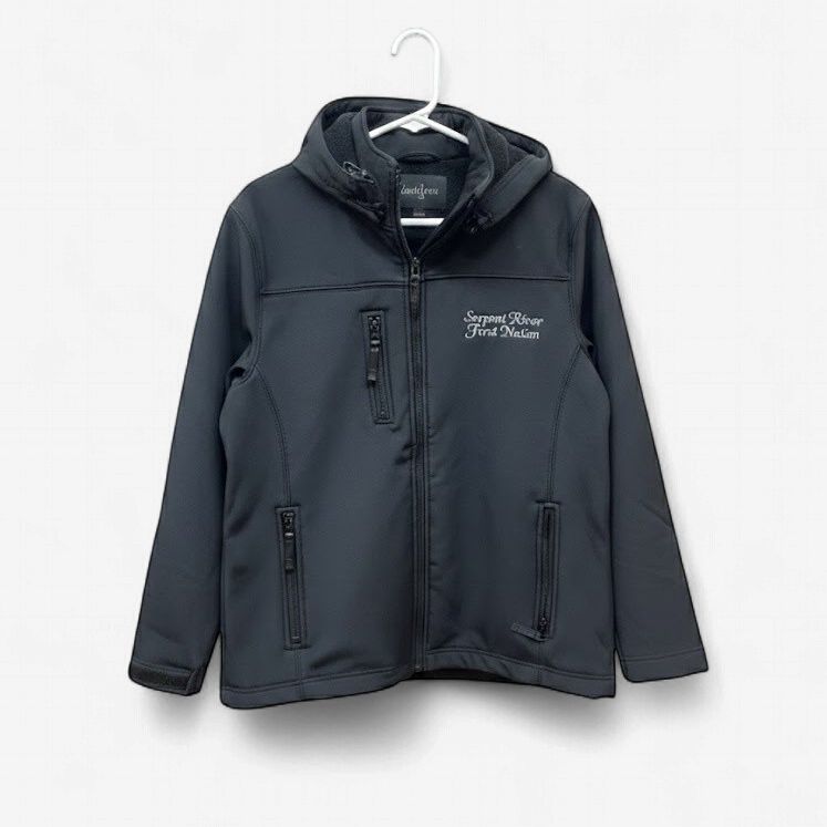 Softshell Jacket With Detachable Hood- Large