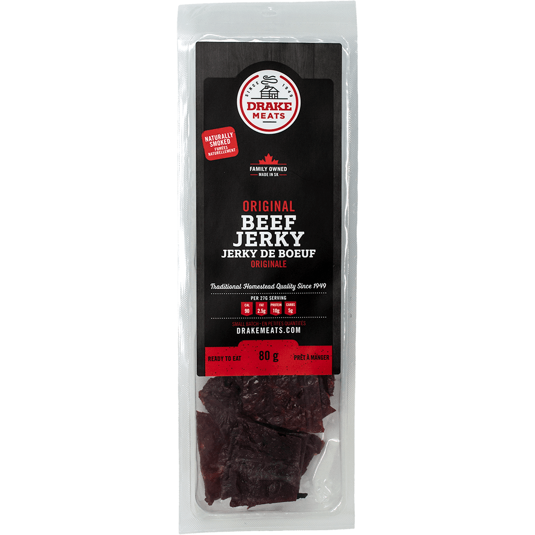 Drake Meats Beef Jerky 80g, Flavour: Original