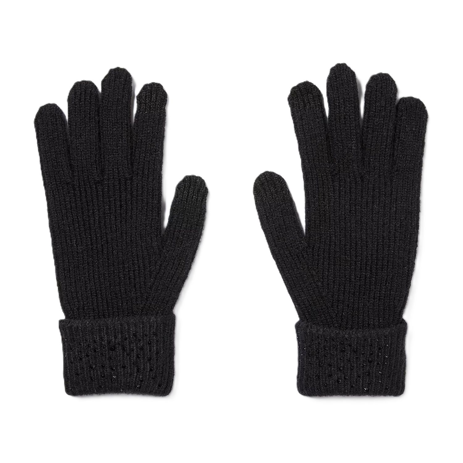 Plain Gloves, Color: Black