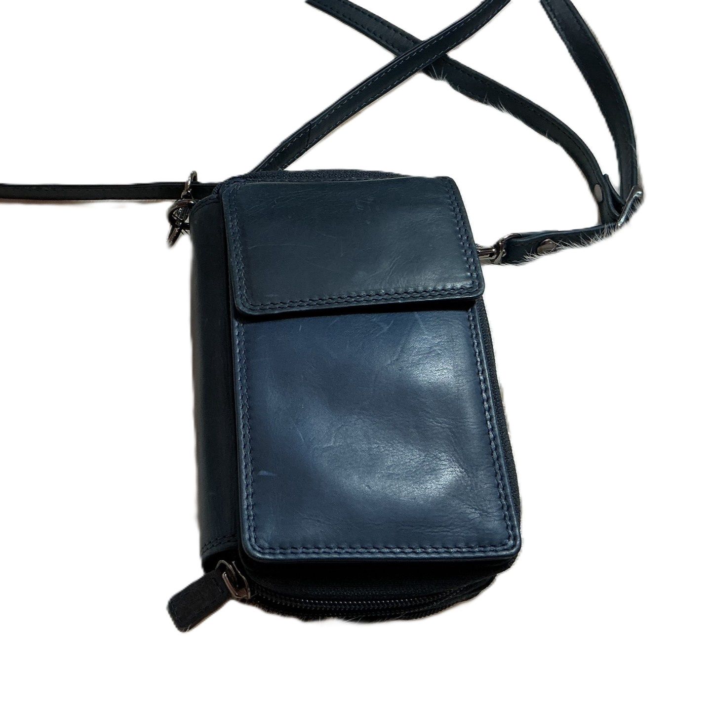 Adrian Klis Black Crossbody Wallet #1202