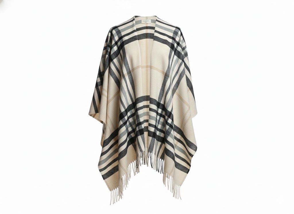 Plaid Fashion Shawl