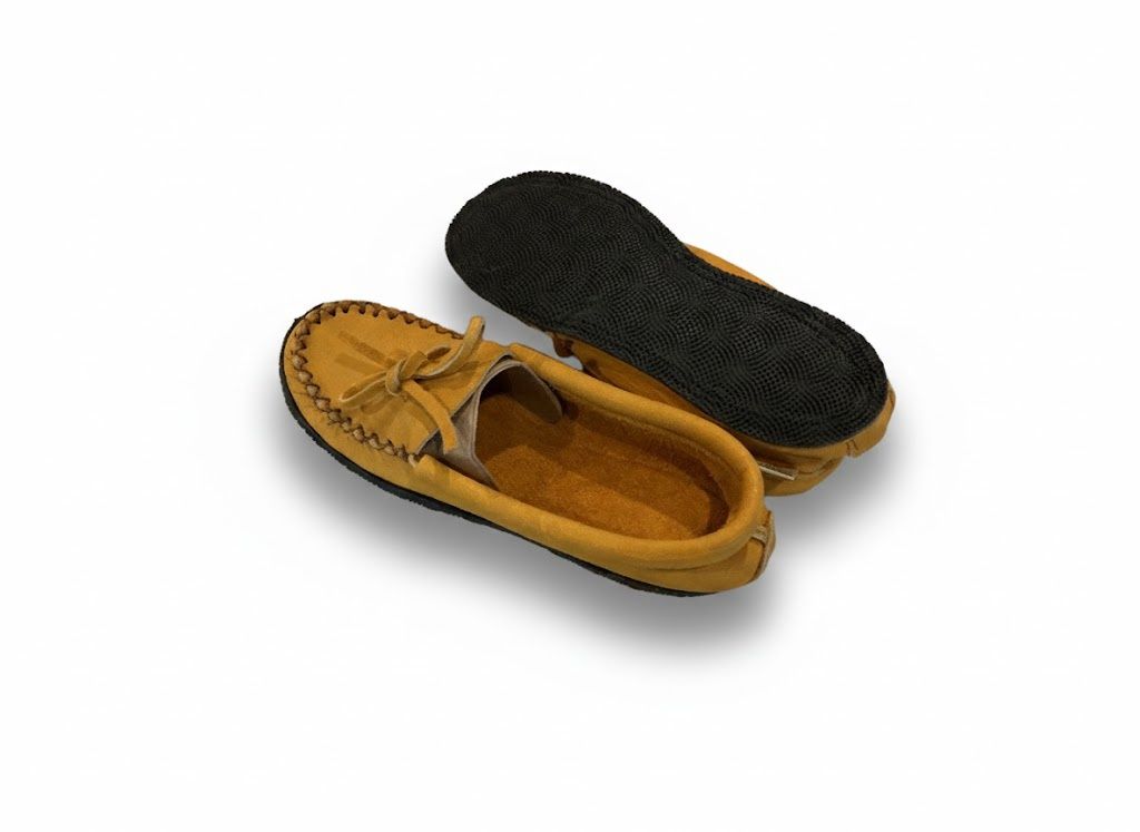 Moose Hide  Moccasin - Outdoor Sole, Size: 6