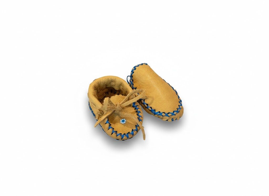 Baby Moccasin Flower Beadwork