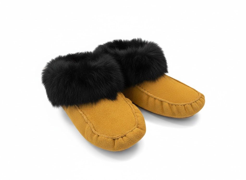 Rabbit Trim Moccasin- Child