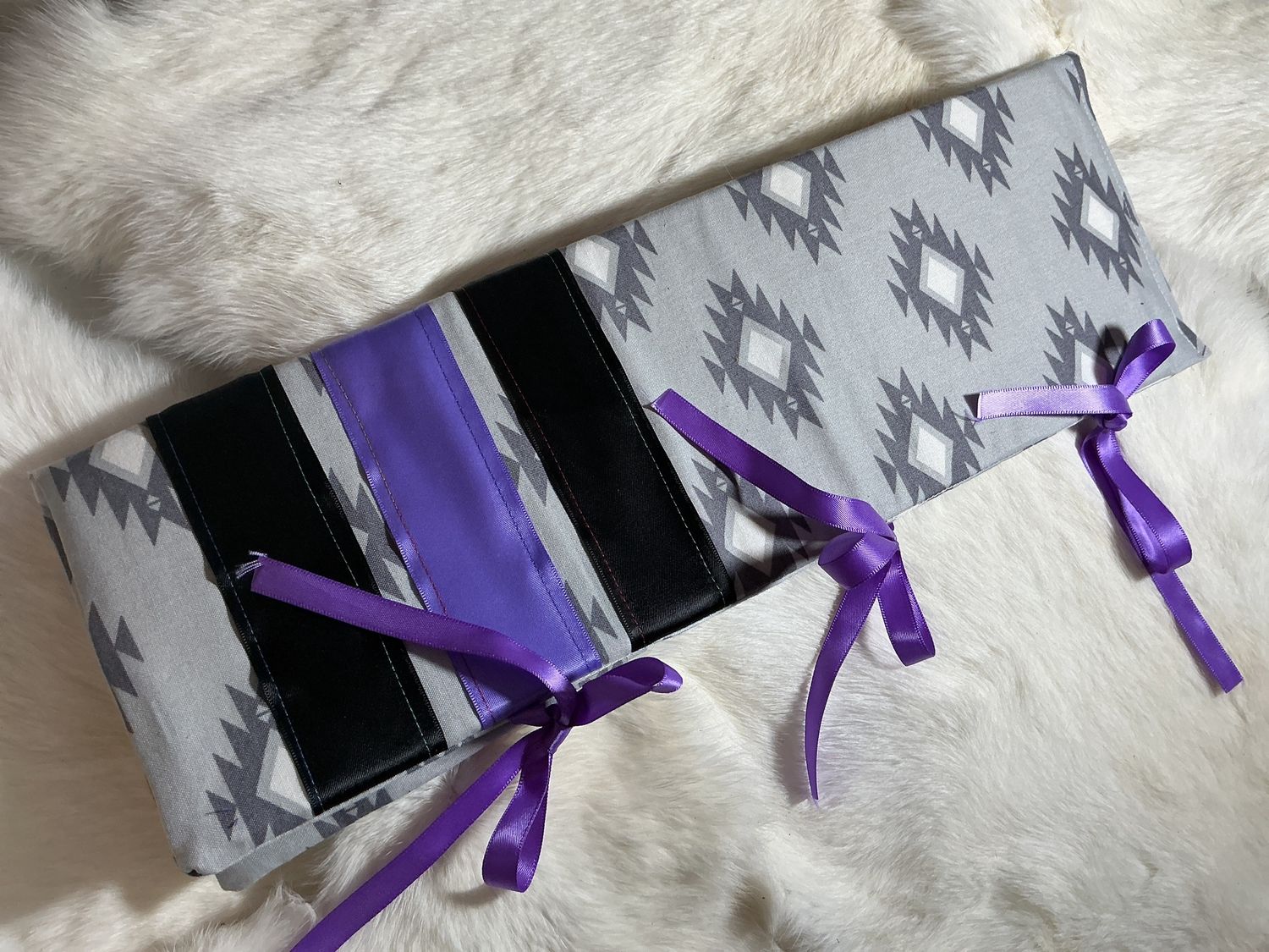 Ribbon Feather Holder by Janice Eshibok