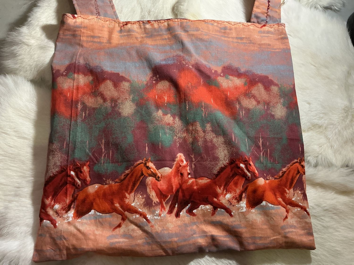 Medicine Picking Bag Horse Pattern