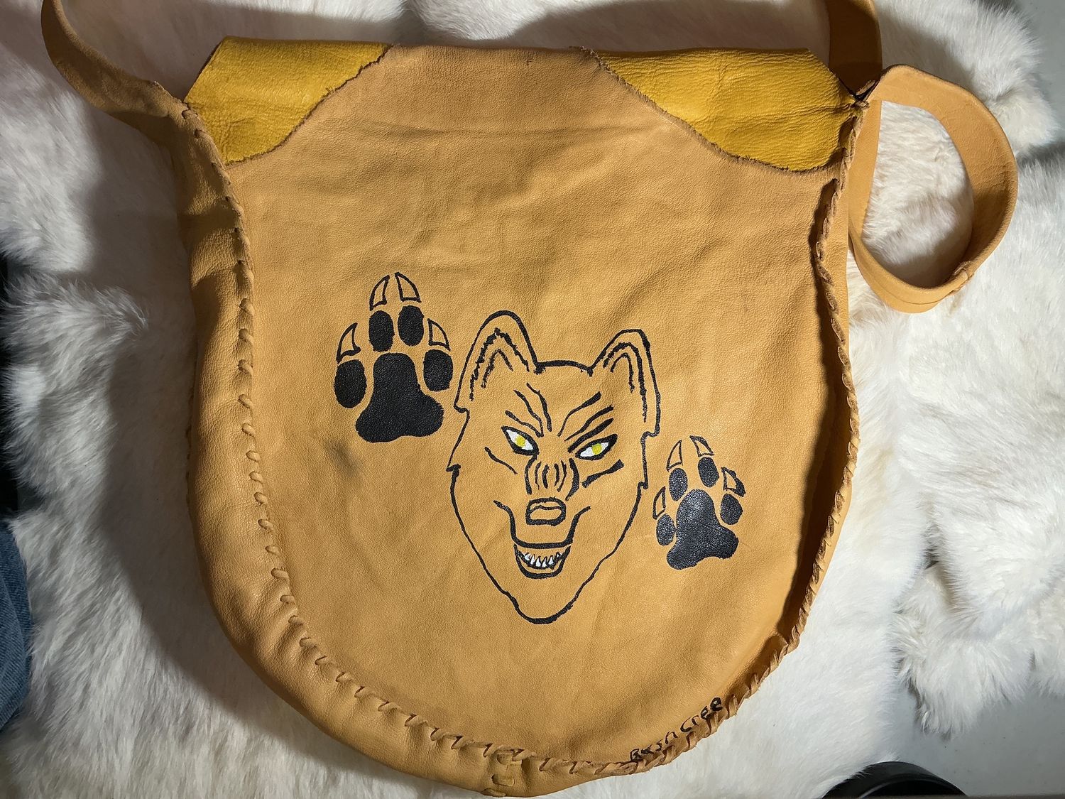 Leather Drum Bag 14”