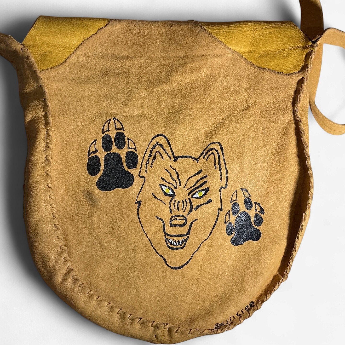 Leather Drum Bag 14”