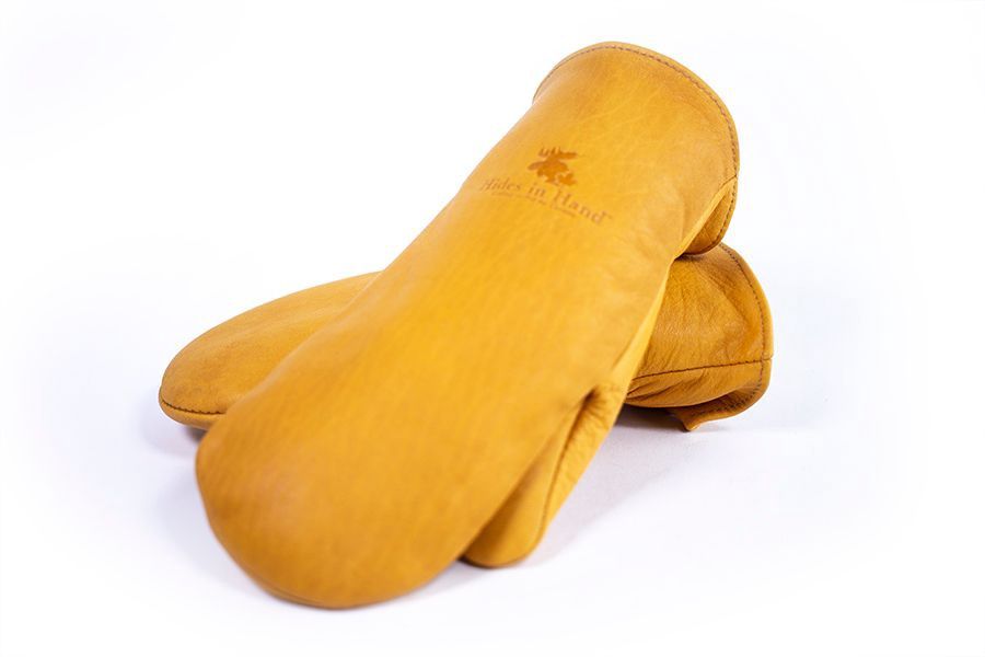 Hides in Hand Moose Gauntlet Mitt, Size: Medium